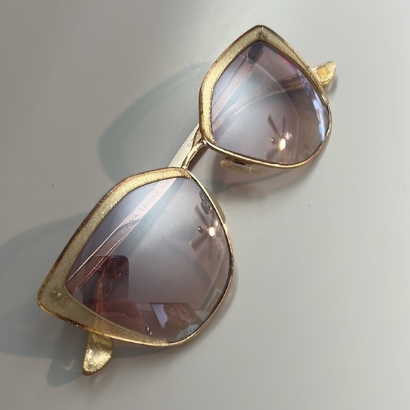 Carolina Lemke gold light sunglasses main image 4